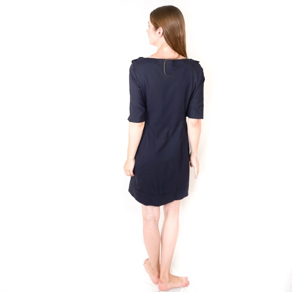 Z SPOKE Zac Posen Blue Zip Up Mini Dress 6 - Picture 4 of 7